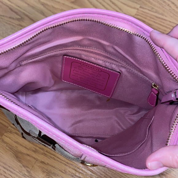 Vintage Y2K Pink Coach Purse and Matching Wallet - Picture 7 of 16